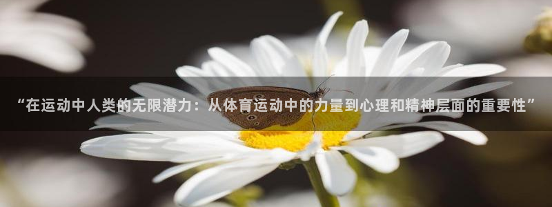 oety欧亿体育官网下载：“在运动中人类的无限潜力：从体育运